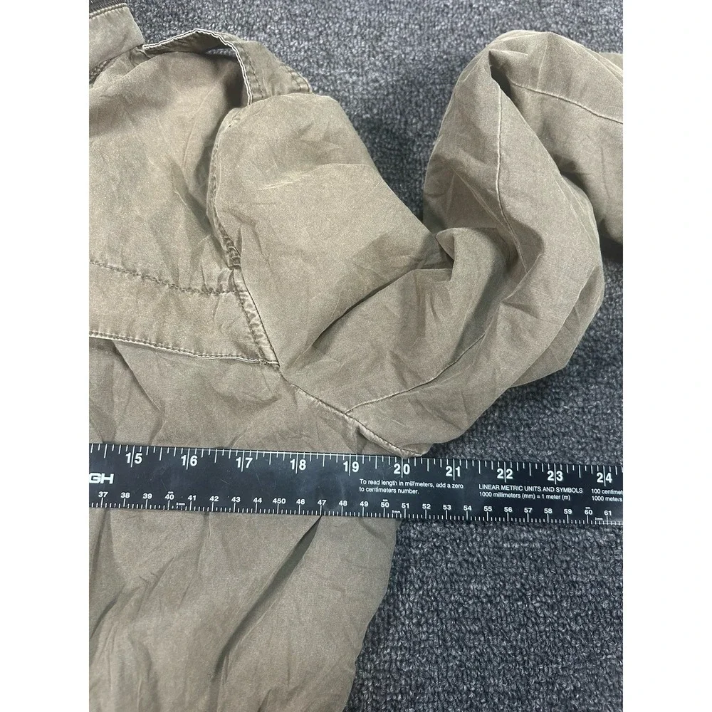 Levi's Jacket Women's Medium‎ Green Military Barn Chore Utility Zip Snap Army